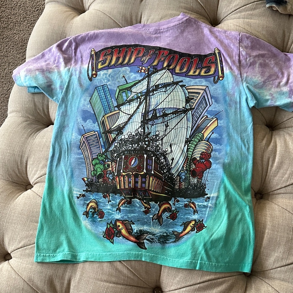 Liquid Blue Grateful Dead Multicolor Short Sleeve Tee - Picture 6 of 7